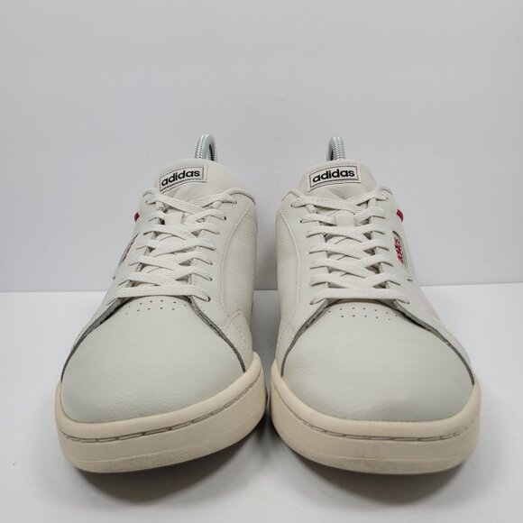 Adidas Roguera Men's White & Red Leather Casual Shoes US Size 12 - Picture 5 of 10